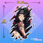 Popular Anime Scratch Design Sticker version 2, Indoor Outdoor Vinyl Sticker, Waterproof & Non-Faded