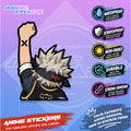 Black Clover Nakama Fist Up Waterproof Sticker Anime Inspired Sticker