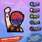 Hunter x Hunter Nakama Fist Up Waterproof Sticker Anime Inspired Sticker