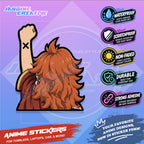 Black Clover Nakama Fist Up Waterproof Sticker Anime Inspired Sticker