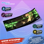 One Piece Slap Design Anime Sticker Waterproof Strong Adhesive for Tumblers Laptops Car