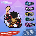 One Piece Nakama Fist Up Waterproof Sticker Anime Inspired Sticker