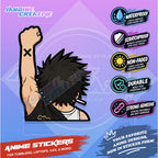 Black Clover Nakama Fist Up Waterproof Sticker Anime Inspired Sticker