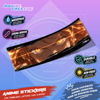 One Piece Slap Design Anime Sticker Waterproof Strong Adhesive for Tumblers Laptops Car