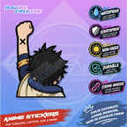 Black Clover Nakama Fist Up Waterproof Sticker Anime Inspired Sticker