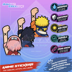 Naruto Nakama Fist Up Waterproof Sticker Anime Inspired Sticker