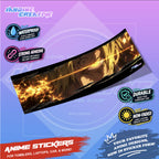 One Piece Slap Design Anime Sticker Waterproof Strong Adhesive for Tumblers Laptops Car
