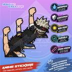 Black Clover Nakama Fist Up Waterproof Sticker Anime Inspired Sticker