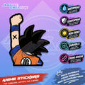 Dragonball Nakama Fist Up Waterproof Sticker Anime Inspired Sticker