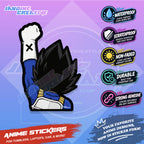 Dragonball Nakama Fist Up Waterproof Sticker Anime Inspired Sticker