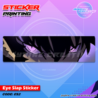 Solo Leveling Inspired Eye Slap Sticker