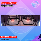 Solo Leveling Inspired Eye Slap Sticker