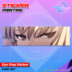 Solo Leveling Inspired Eye Slap Sticker